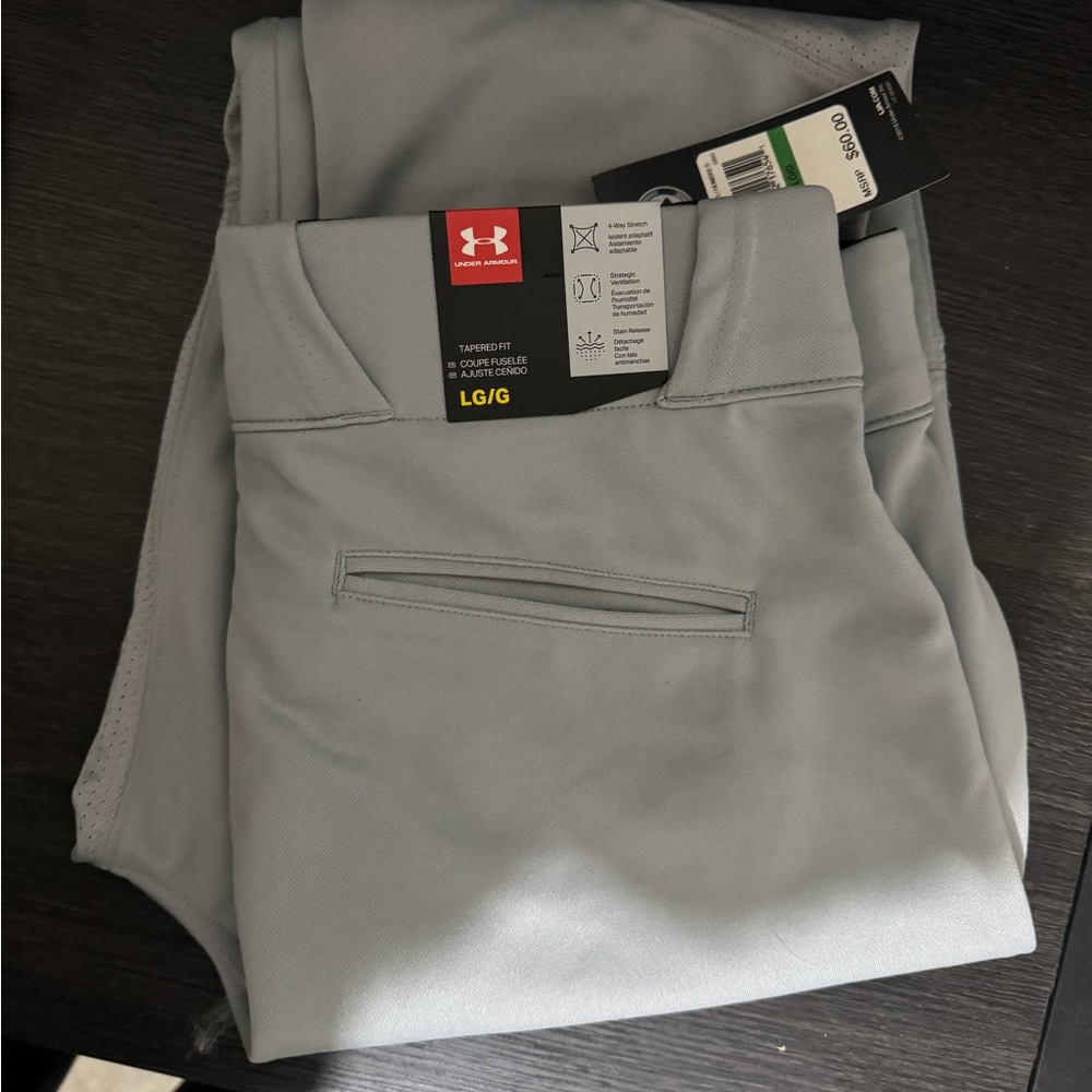 Under Armour Light Gray Performance Polo